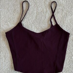 Lululemon Corset Style Twist Back Crop Top